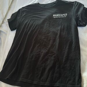 Manscaped Black Tee Shirt. Make me an offer